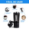 16OZ Botella para Proteina de Coctelera, vaso shaker para proteina