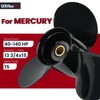 QIKIRUO 13 3/4x15 Aluminum Outboard Propeller fit Mercury Engines 40HP-140Hp,15