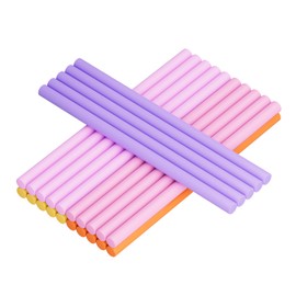 25-Pack Assorted Colors Full-Size Hot Melt Glue Sticks, 0.43″ Dia × 8″ L – Multi-Purpose Adhesive for Crafting, Woodworking, Decoration & Repair