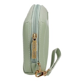 Pepe Jeans Aurora Green Handbag 20x11x4 cms Synthetic leather