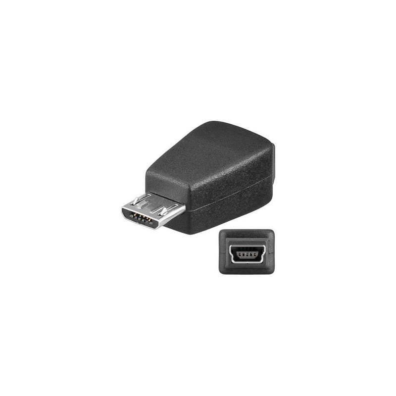 Manhattan, Hi-Speed USB 2.0 Mini-B 5-Pin Female to Micro-B Male