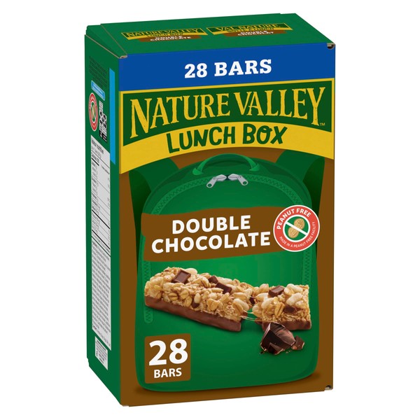 Nature Valley Lunch Box Double Chocolate Flavor Granola Bars, 28ct, 728g/1.6 lbs., Imported from Canada)