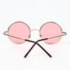 What Say Circle Gold Frame Color Lens Sunglasses 14 Colors