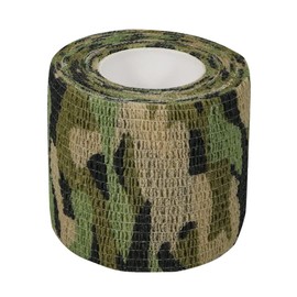 QiGui QiGui 8 Rollen Selbsthaftende Cohesive Bandage Camouflage Klebeband Koh?sive Bandage Pflasterverband Fingerpflaster Haftbandage Verband Fixierverband Elastische Binde F1r Jagd Sport im Freien 5cm