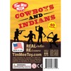 TimMee Cowboys and Indians Plastic Figures - 40pc Playset -