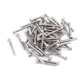MACHSWON M2x15mm Round Head Cross Screw 304 Stainless Steel Cross head Machine Screws Phillips Pan Head Screws Bolt 60pcs