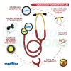 MedStar Estetoscopio Cardiology Medstar Duplex Rainbow Edition