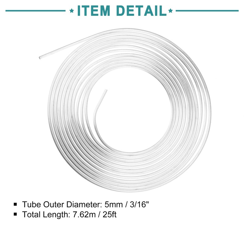 ACROPIX Curved Brake Line Tube Kit for Hydraulic Brake System
