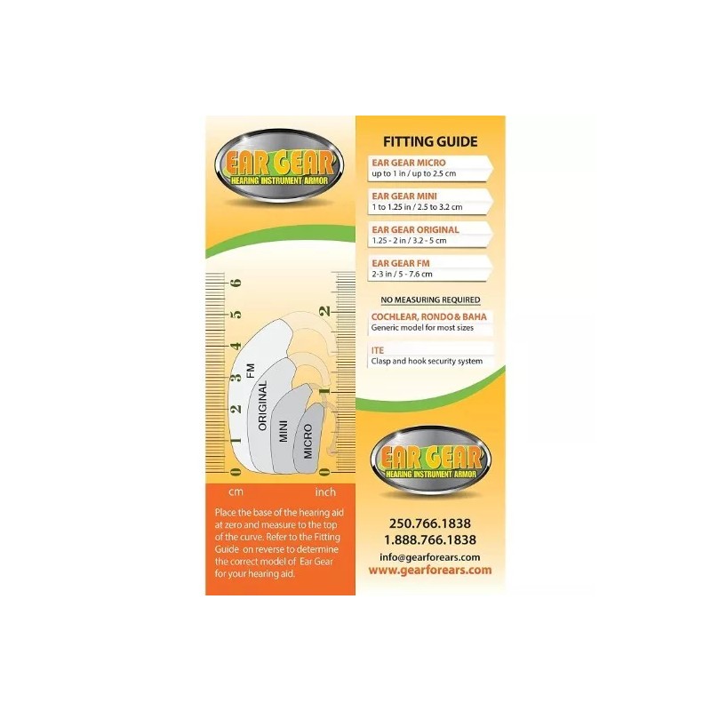 Ear Gear Mini Cordless (Binaural) | 1"-1.25" Hearing Aids |