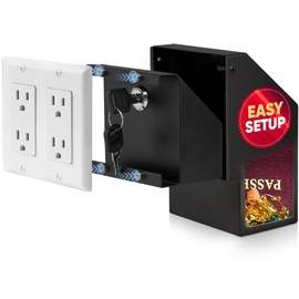 Elder Welder® Electrical Outlet Hidden Wall Safe | 100% Real Wall Plate Included | Easy to Install | Hidden Safe for Money | Wall Safes Between Studs | Secret Storage | Invisible Safe