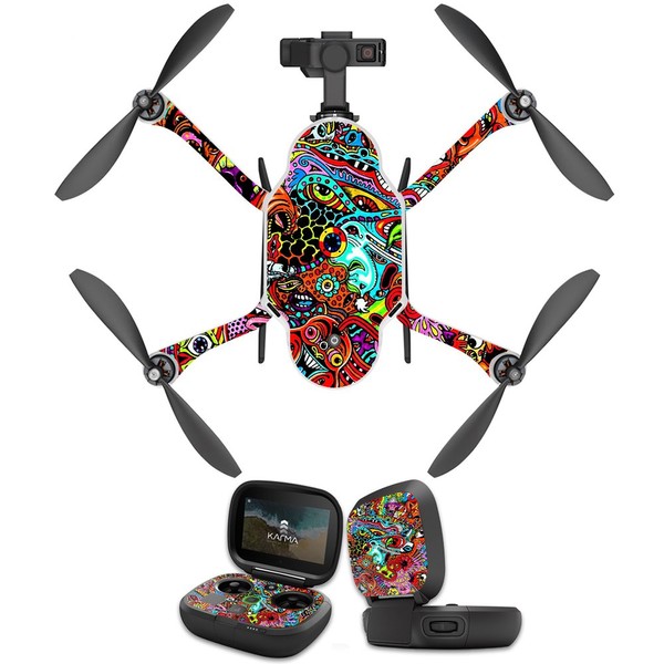 MightySkins Skin Compatible with GoPro Karma Drone Headphones wrap Cover