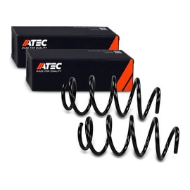 ATEC Germany 2 x Suspension Springs Front Coil Spring Left & Right Compatible with Seat Alhambra (710, 711), VW Sharan (7N1, 7N2), Touran (1T3)