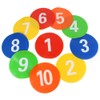 10 Pcs Football Training Equipment Signs Discs Signs Disc Markers