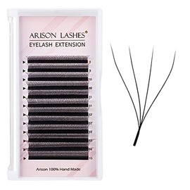 3D/4D/5D Fans Eyelash Extensions Lashes C Curl 0.07mm,12mm Faux Mink Cluster Lash Extensions Soft Y Lashes Extensions Premade (12MM,0.07-C,4D)