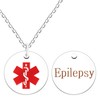 Mayfaith Classic and Refined White Emergency Medical Jewellery for Man