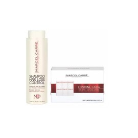 Hair Loss Control Shampoo 300 & Ampolletas Caja