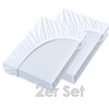 NatureMark Basic Set of 2 Jersey Fitted Sheets, 90 x
