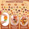Giegxin 40 Pcs Fall Thanksgiving Resin Charm Autumn Pumpkin Turkey