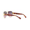 Coach HC7059 Sunglasses, Purple/Gold/Grey Purple Gradient, 58 mm