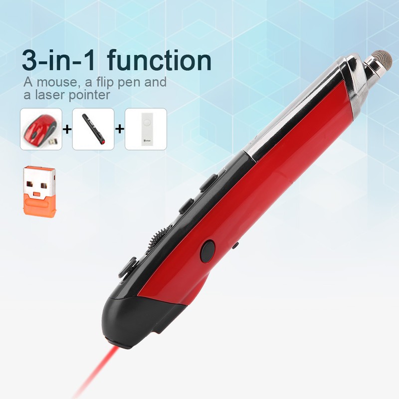 2.4G USB Wireless Optical Pen Mouse Pocket Drawing Write Stylus