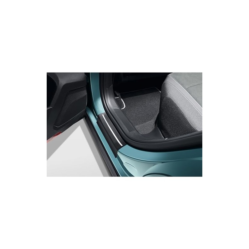 Volkswagen 2GA071310AZMD Door Sill Protector Paint Protection Film Black/Silver Not