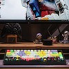 JakeTsai Keycaps, 131 Keys Double Shot Keycaps Transparent, PBT Keycaps