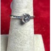 Natural Creations sterling silver stackable ring Size 8 Meteorite Raw