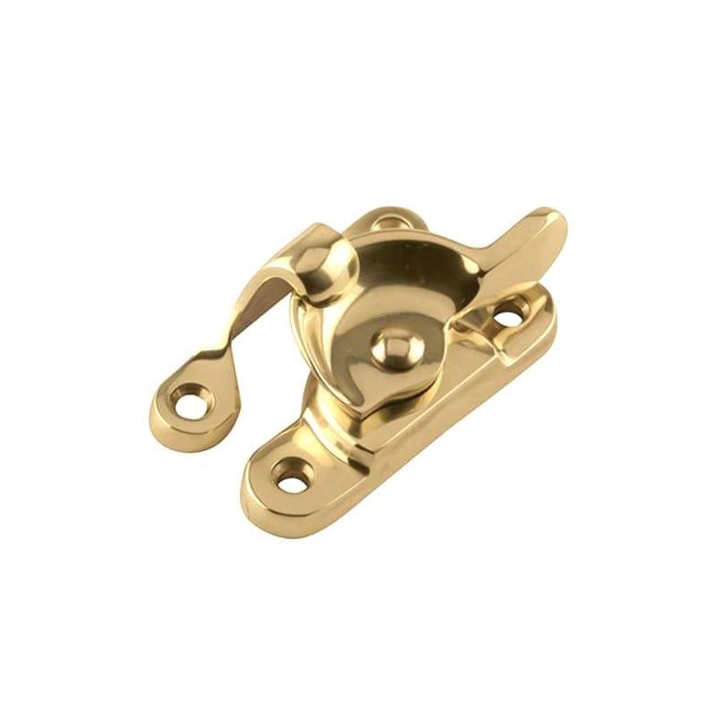 TERF® Heavy Duty Polished Brass Sash Window Fitch Fastener With