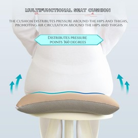 Pressure Ulcer Cushion,Bed Sore Cushions,Donut Pillow for Bed sores,Soft,Breathable and Pressure Relief Sciatica Pillow Anti-Decubitus Pad for Seniors,Pregnant and Post-Surgery