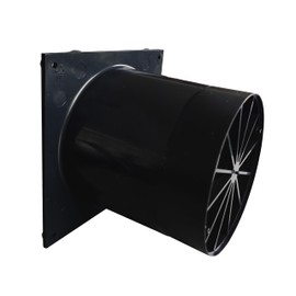DOSPEL Bathroom Fan 100 mm - Wall Fan with Hygrostat and Timer - Quiet, Energy Saving - Wall Mounted - Black Fan for Toilet, Bathroom and Kitchen