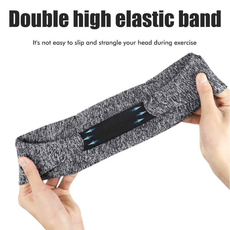 Sleep Headphones Bluetooth 5.0 Sports Headband Wireless Music Elastic Sweat
