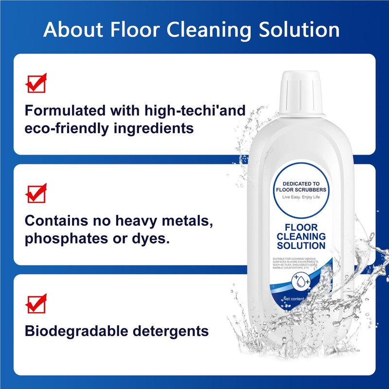 Nukisa Floor Cleaning Solution Compatible With Tineco, Deep Cleans for