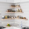 2pcs Floating Shelf Bracket Heavy Duty,Decorative Floating Shelf Hardware Hidden