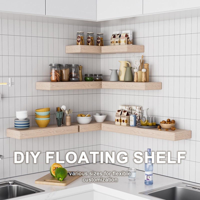 2pcs Floating Shelf Bracket Heavy Duty,Decorative Floating Shelf Hardware Hidden