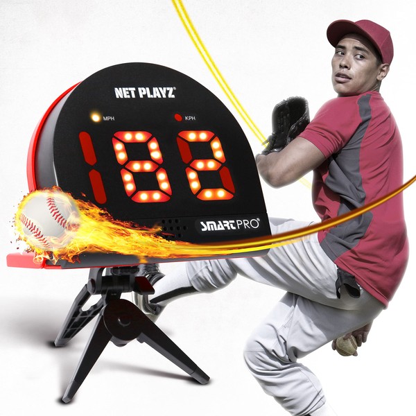 TGU Baseball Radar Guns Speed Sensors (Hands-Free) Pitch Training Aids, High-Tech Gadget & Gear, Black (NIS022132040)