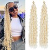 Blonde Deep Wave Crochet Hair for Boho Braiding Hair