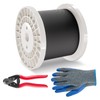 VEVOR 1/8 Black Stainless Steel Cable, 500 FT 316 Black