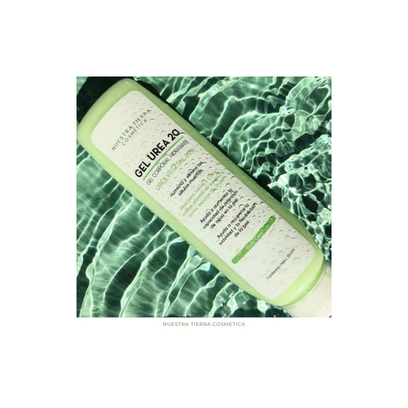 Nuestra Tierra Cosmetica Gel Urea 20 Hidratante Corporal, Crema para