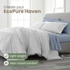 EcoPure Martex Comfort Wash 3-Piece Solid Full/Queen Comforter Set –