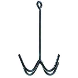 Roma 4 Pronged Bridle Hook Black One Size