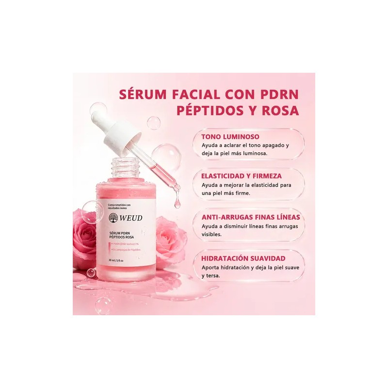 Facial Weud Pdrn Reafirmante Antiarrugas: Tónico Sérum