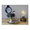 Venture Vehicles Ltd Barber's Chair Novelty Desk Clock | BLACK
