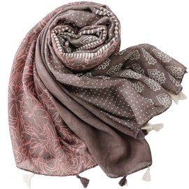 FAIRYGATE Scarf Gifts for Women Scarf for Women Ladies Lightweight Scarves Thin Long Print Scarf Gifts for Women Scarfs 56029