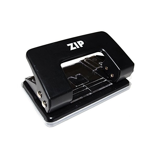 ZIP 2 Hole Punch with 8 Sheet Capacity - Black