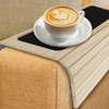 Sofa Arm Tray Foldable Wooden Armrest Tray Sofa Couch Arm