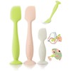 LOTBILL Diaper Cream Spatula, 2 Pack Butt Spatula Baby, Silicone