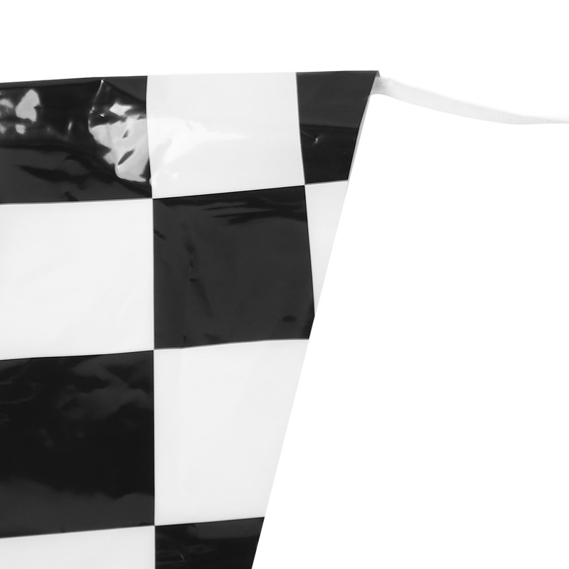 60m PE Black and White Checkered Racing Flag F1 Racing