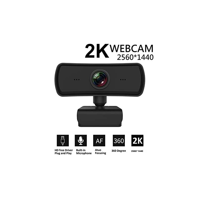 Web Camera Webcam 2K 25601440P HD Computer PC Web CAM