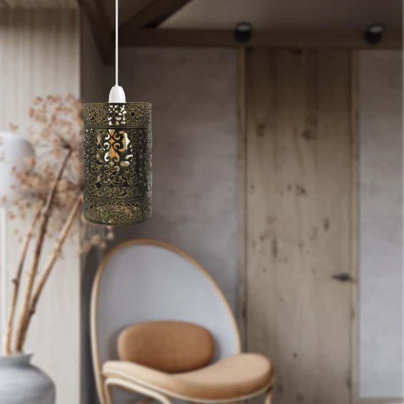 LEDSone Industrial Style Metal Cage Easy Fit Wire cage Lampshade
