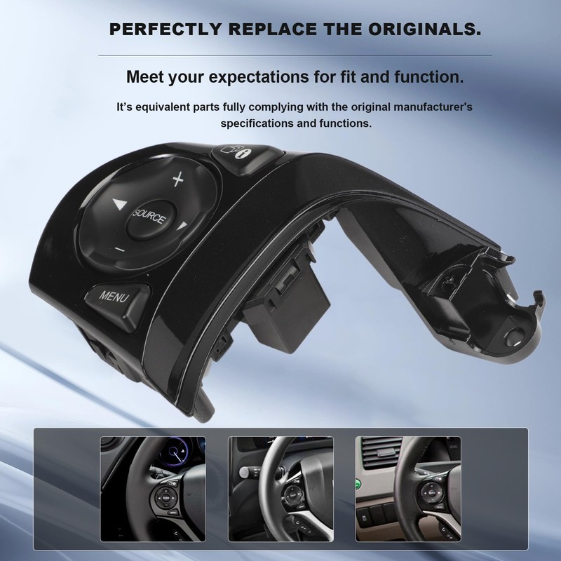 Steering Wheel Audio Control Switch Compatible with Civic 2012-2015 Replace